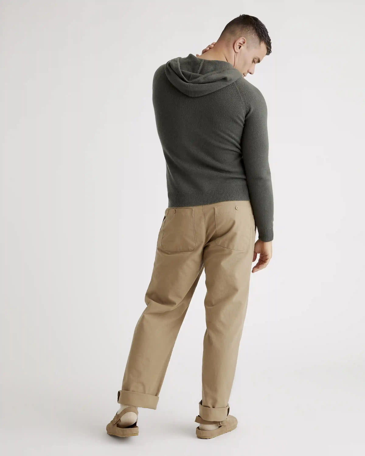 Mongolian Cashmere Pullover Hoodie