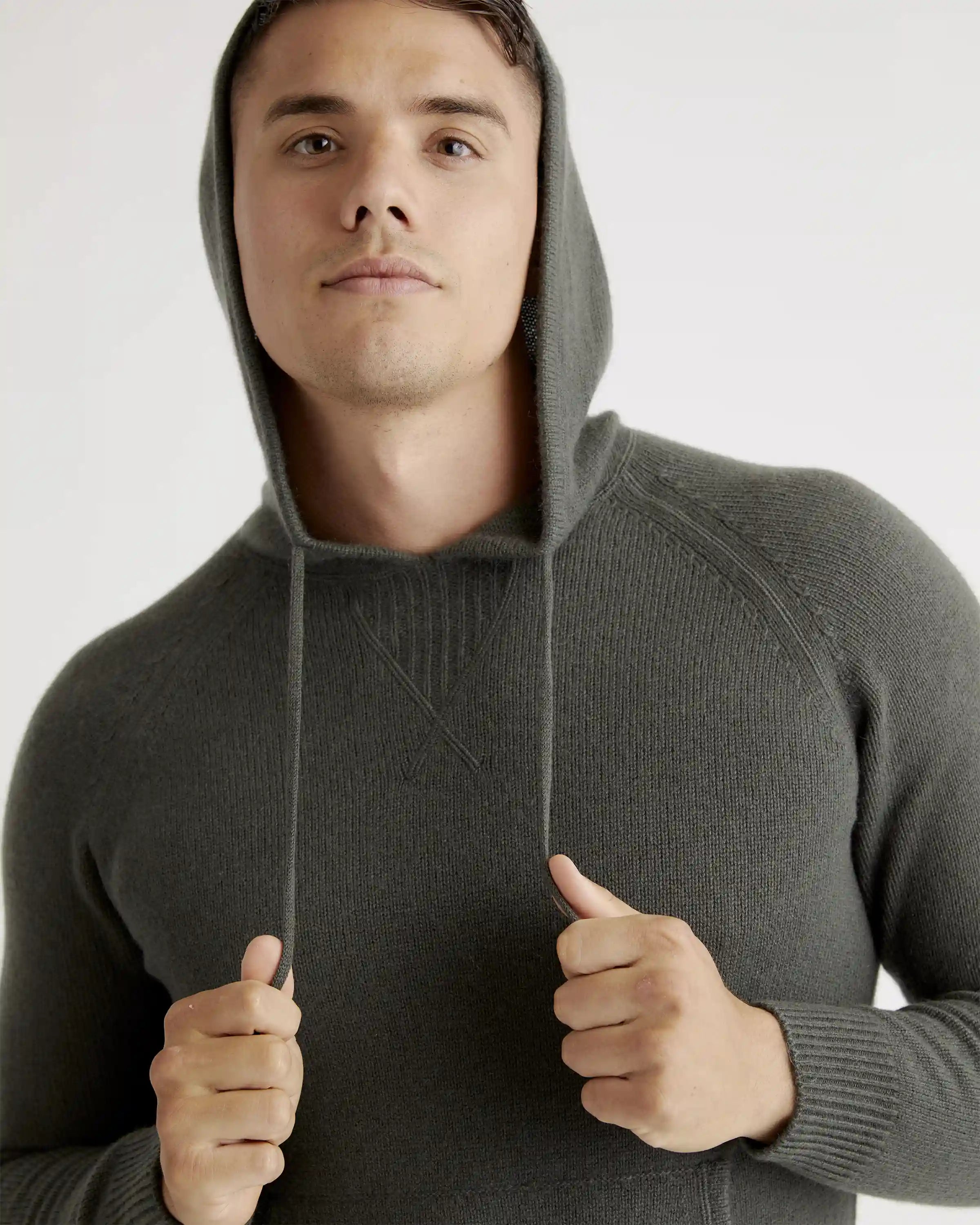 Mongolian Spring Cashmere Pullover Hoodie