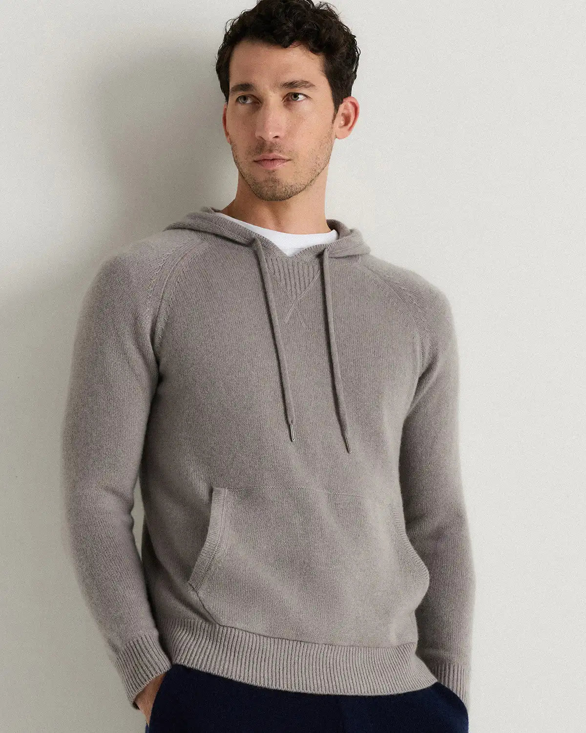 Mongolian Cashmere Pullover Hoodie