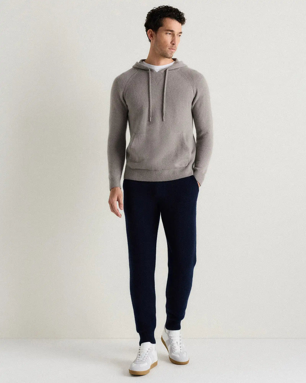 Mongolian Cashmere Pullover Hoodie