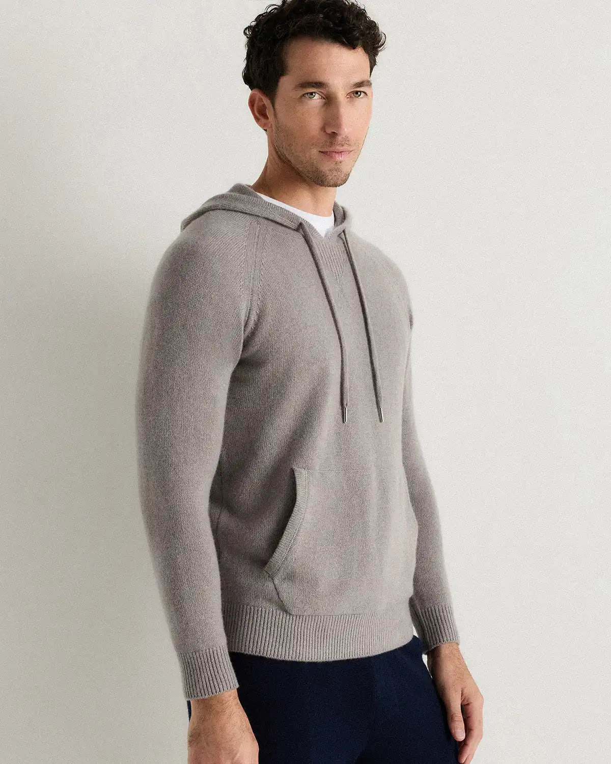 Mongolian Cashmere Pullover Hoodie