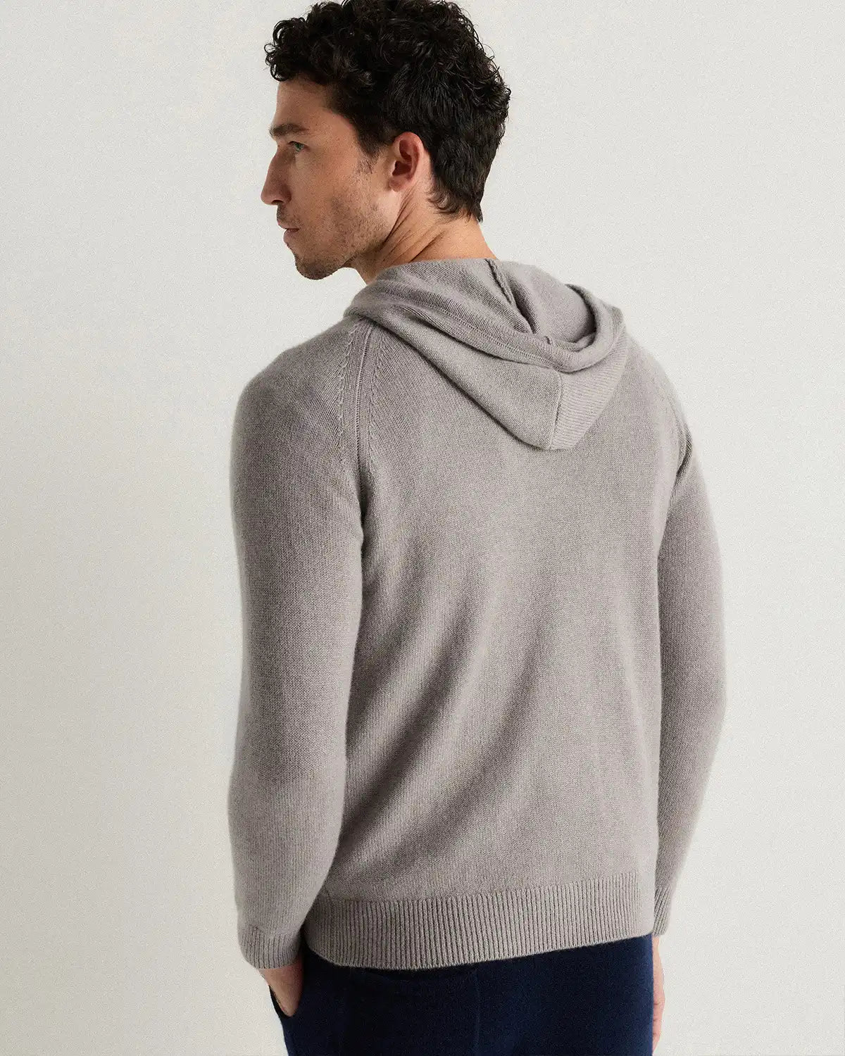 Mongolian Cashmere Pullover Hoodie