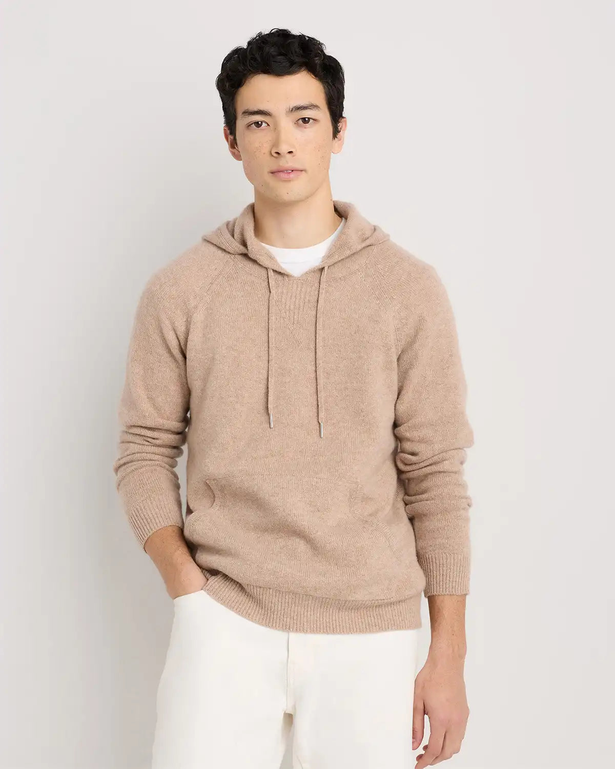 Mongolian Cashmere Pullover Hoodie