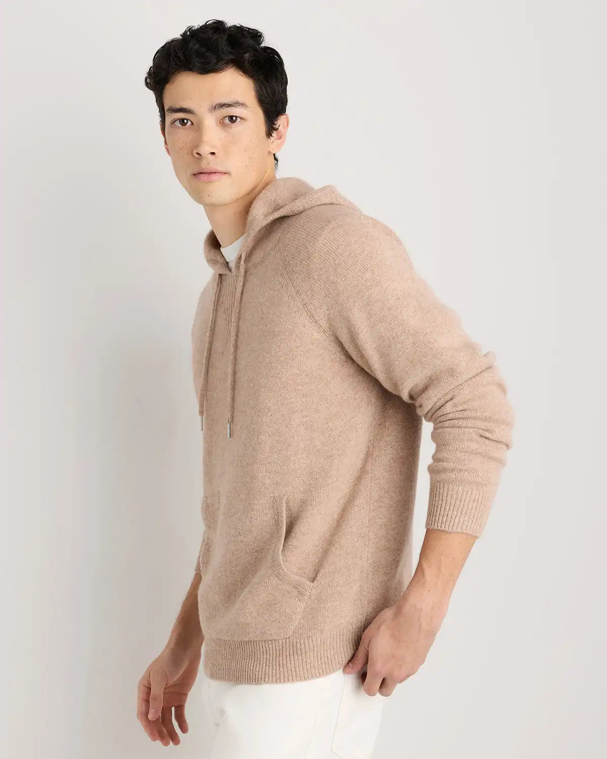 Mongolian Cashmere Pullover Hoodie