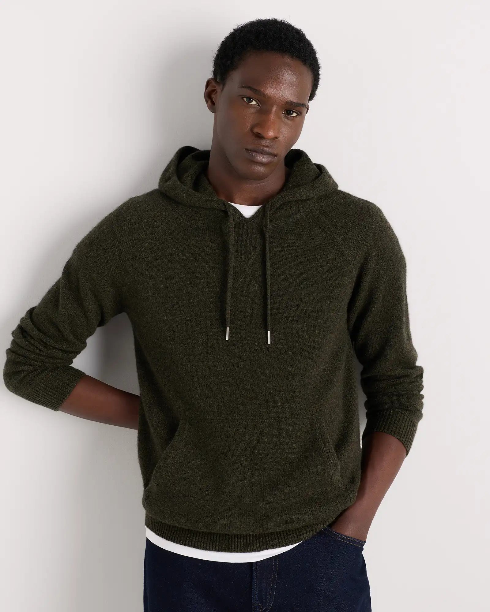 Mongolian Cashmere Pullover Hoodie