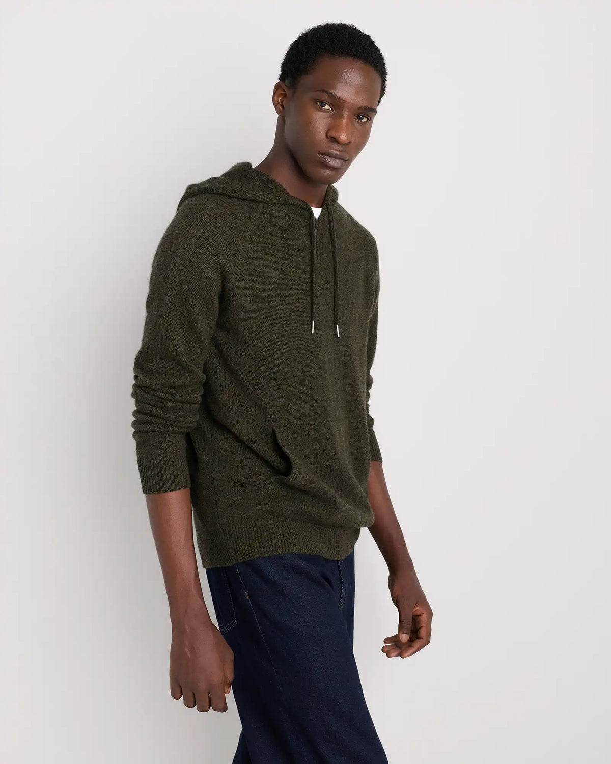 Mongolian Cashmere Pullover Hoodie