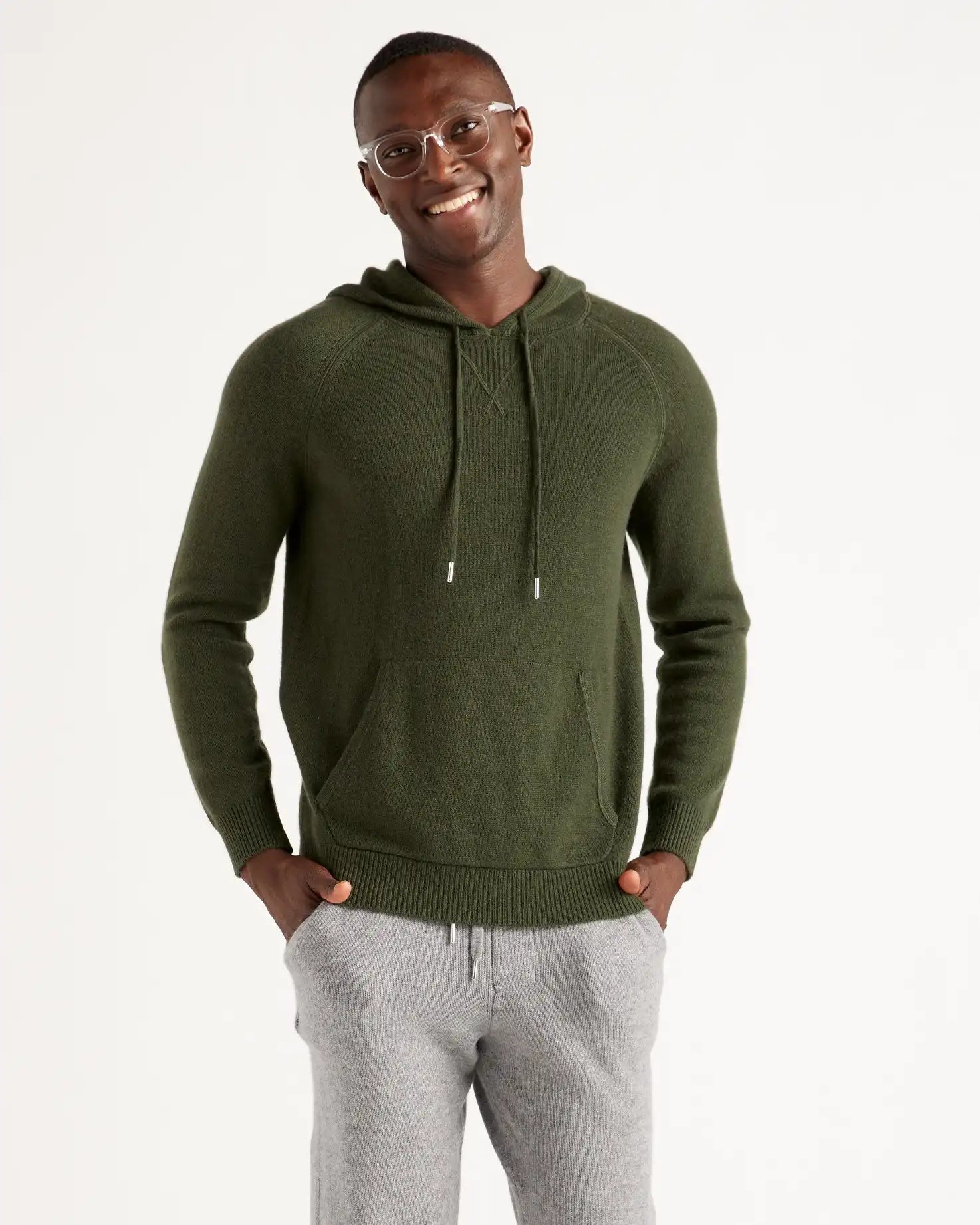 Mongolian Spring Cashmere Pullover Hoodie