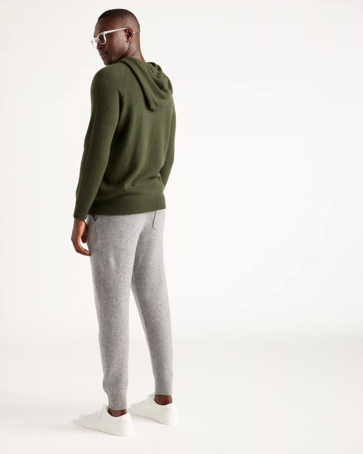 Mongolian Cashmere Pullover Hoodie