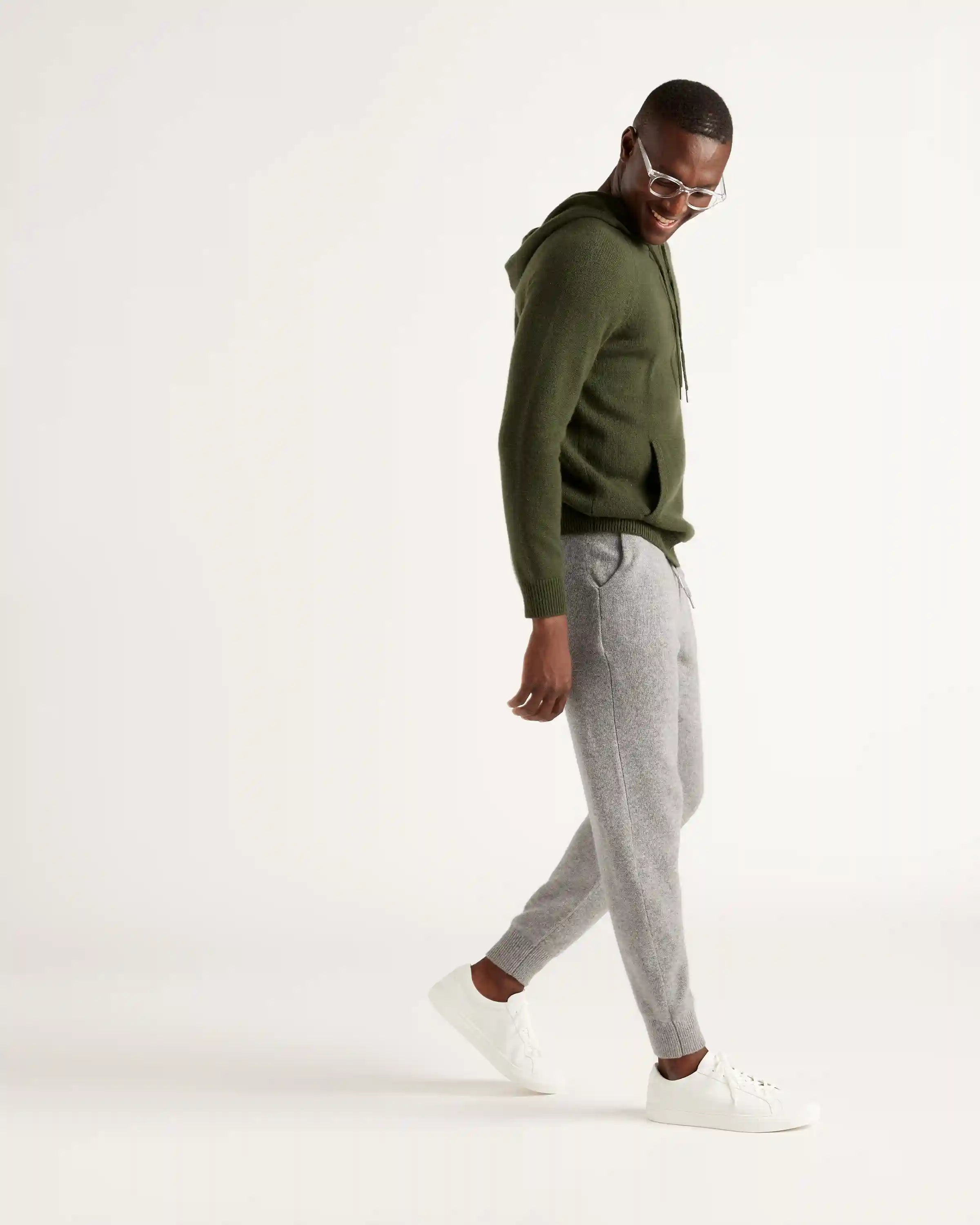 Mongolian Cashmere Pullover Hoodie