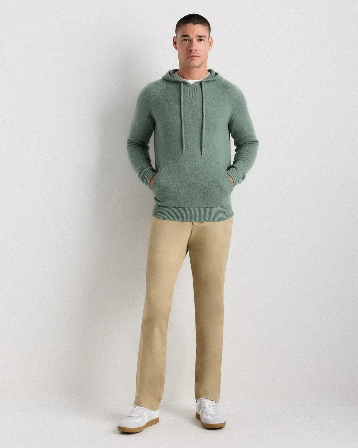 Mongolian Cashmere Pullover Hoodie