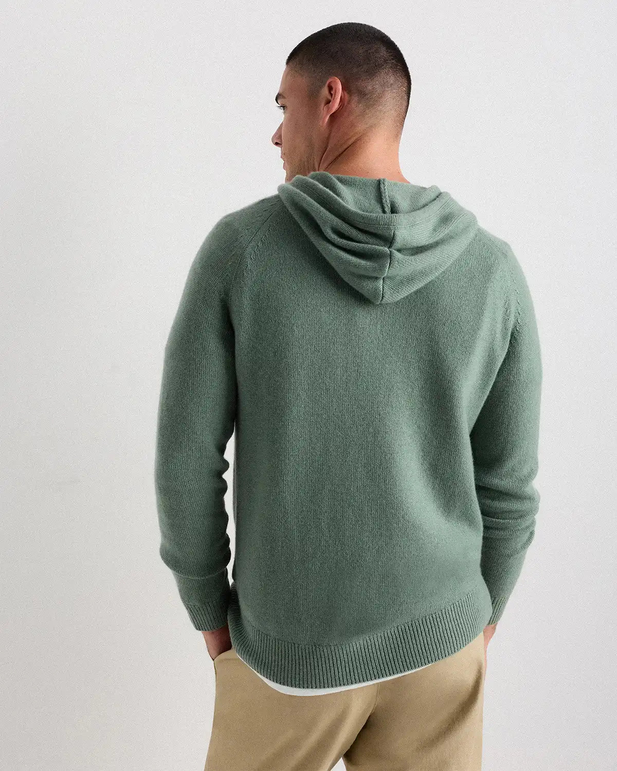 Mongolian Cashmere Pullover Hoodie