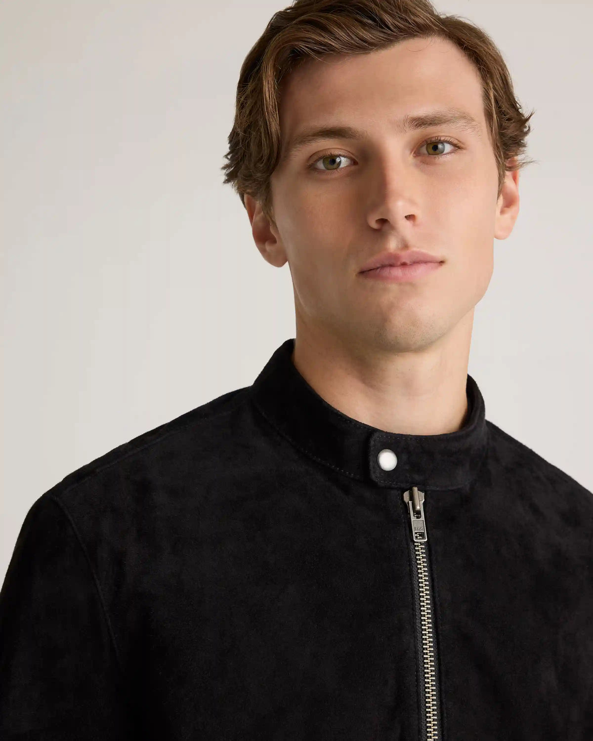 100% Suede Café Racer Jacket
