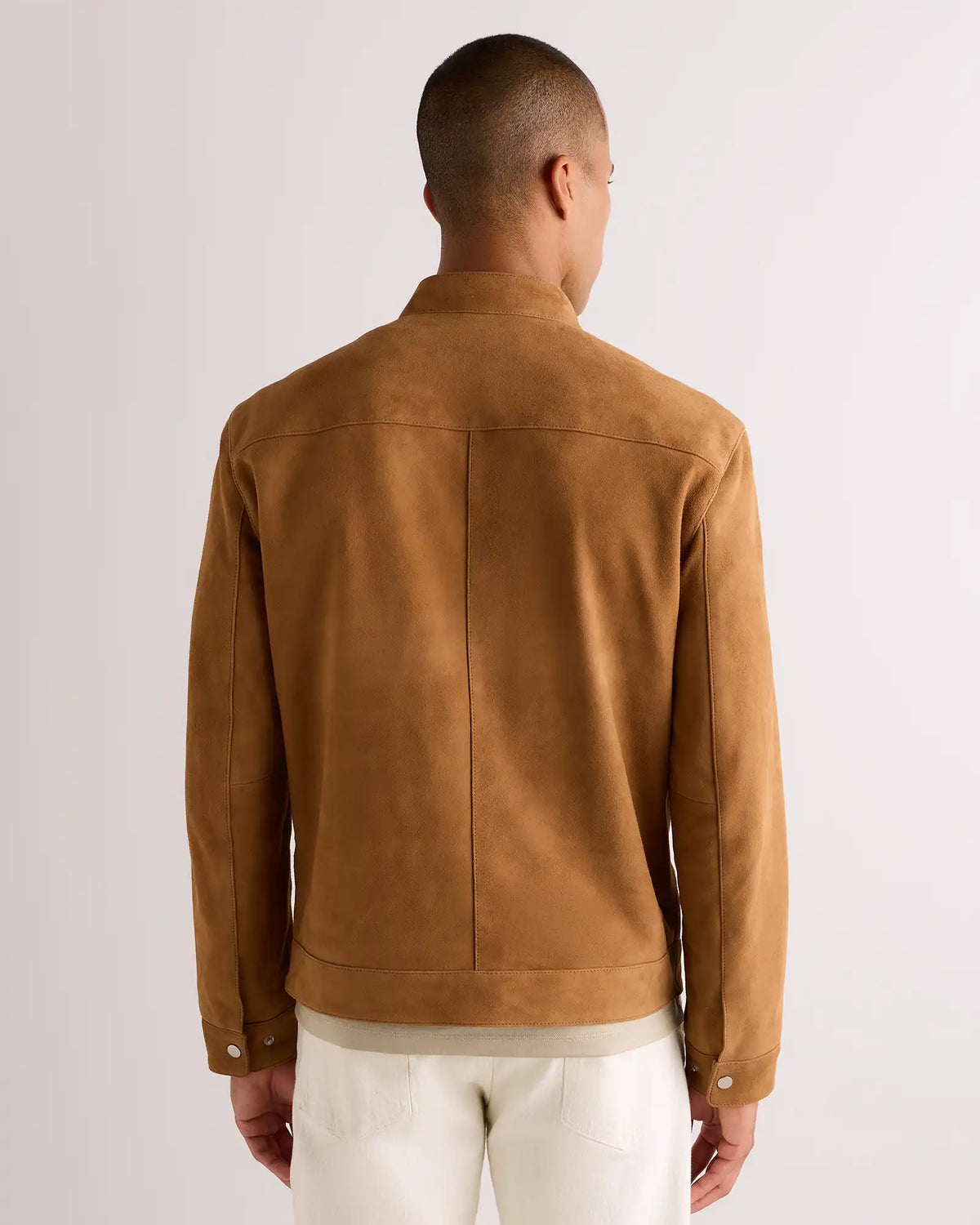 100% Suede Café Racer Jacket