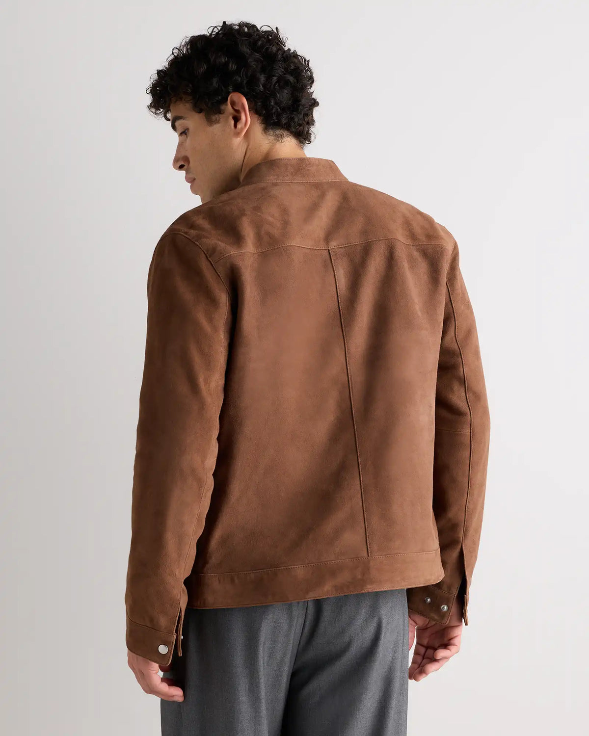 100% Suede Café Racer Jacket