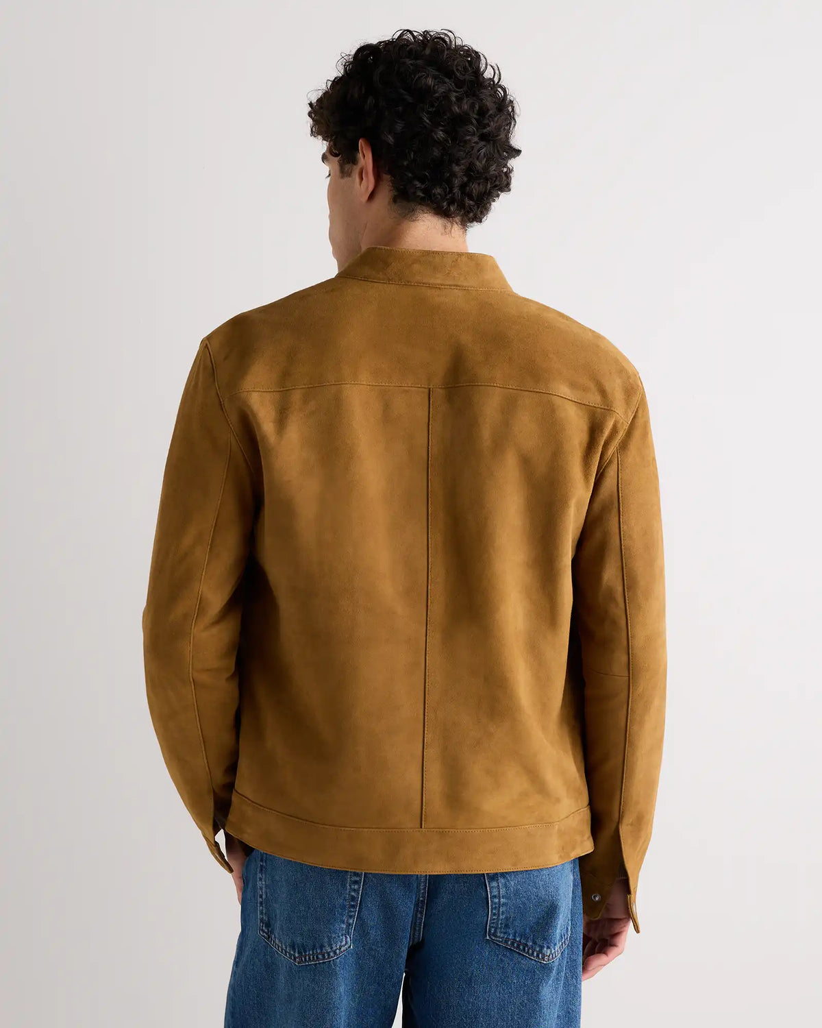 100% Suede Café Racer Jacket