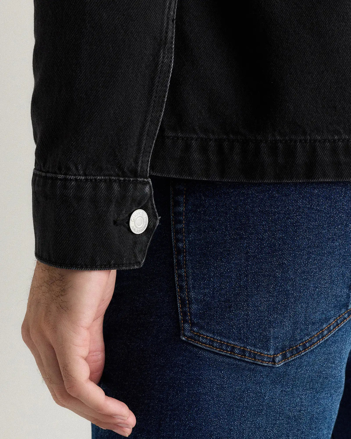 100% Organic Cotton Denim Chore Jacket