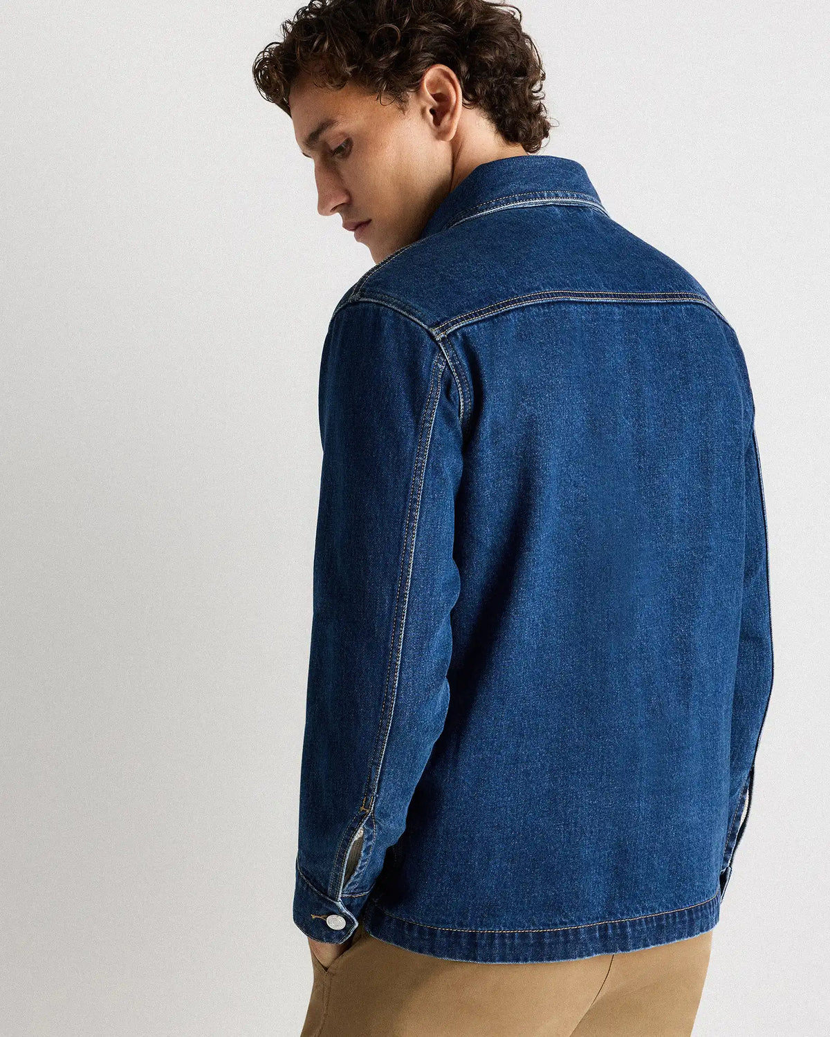 100% Organic Cotton Denim Chore Jacket
