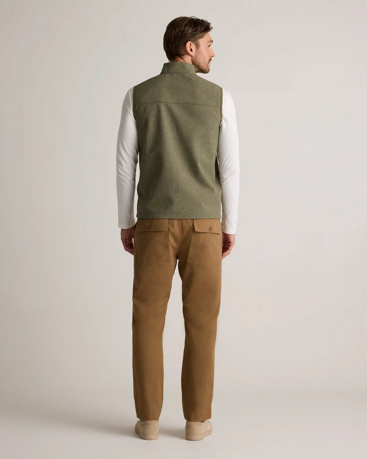 Softshell Fleece-Lined Full-Zip Vest