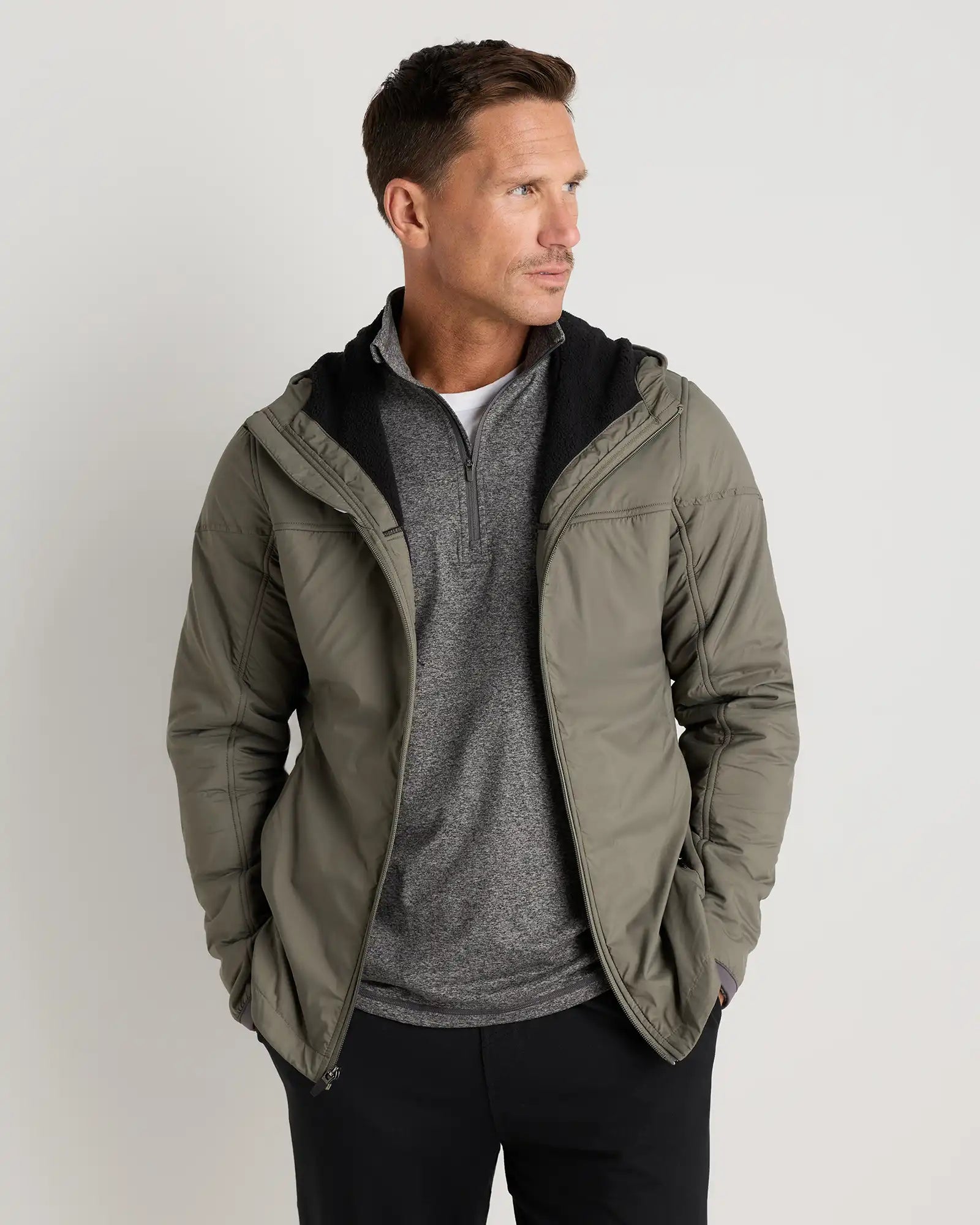 Weather Proof Fleece-Lined Hooded Jacket