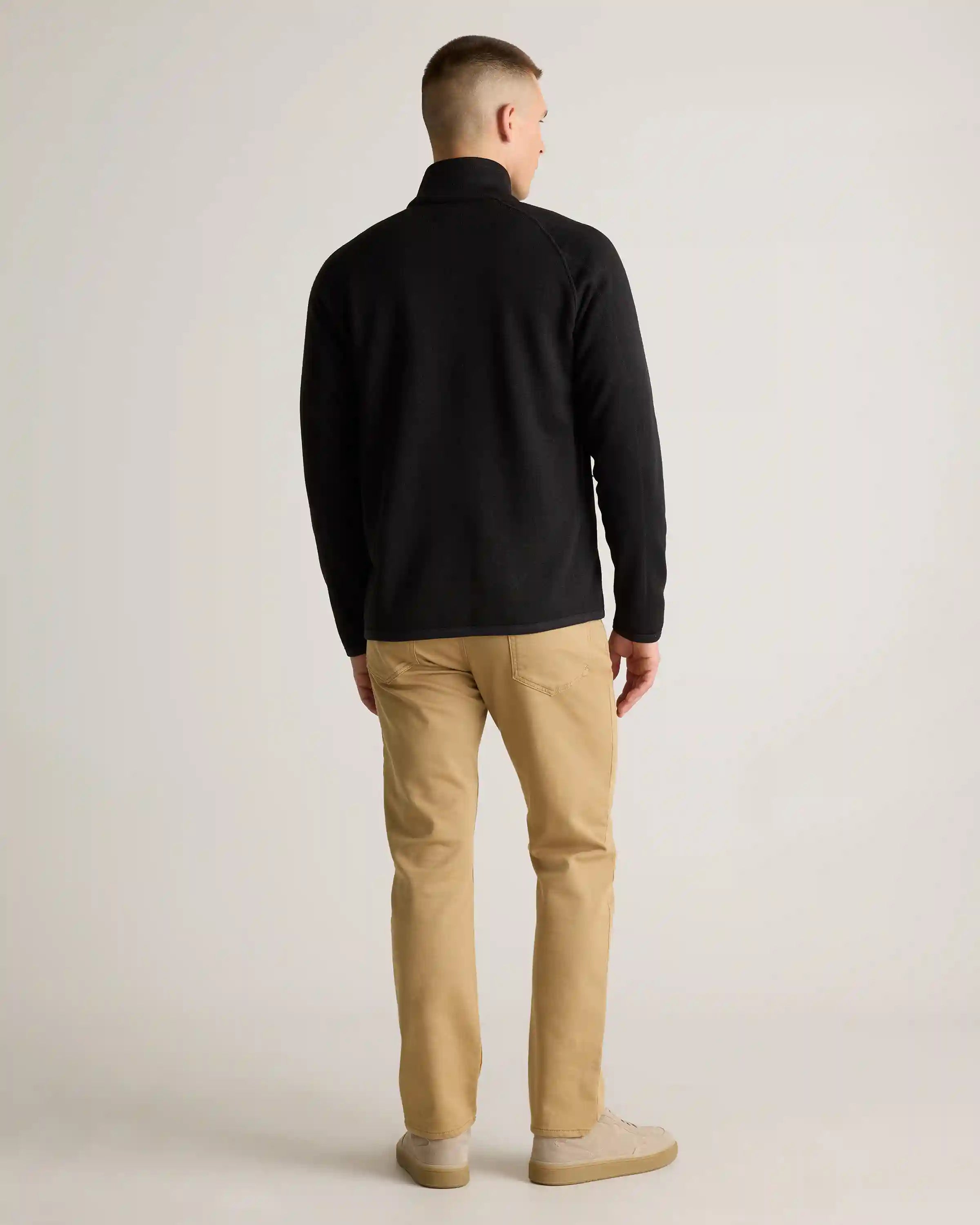 Sweater-Knit Fleece Full-Zip Jacket