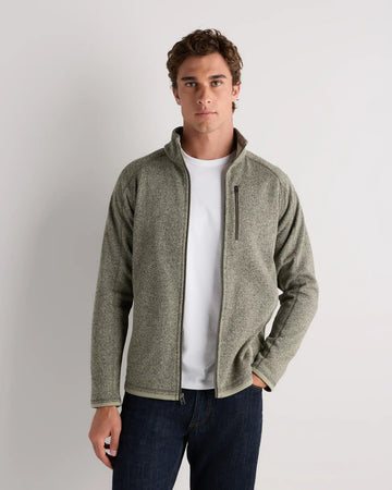 Sweater-Knit Fleece Full-Zip Jacket
