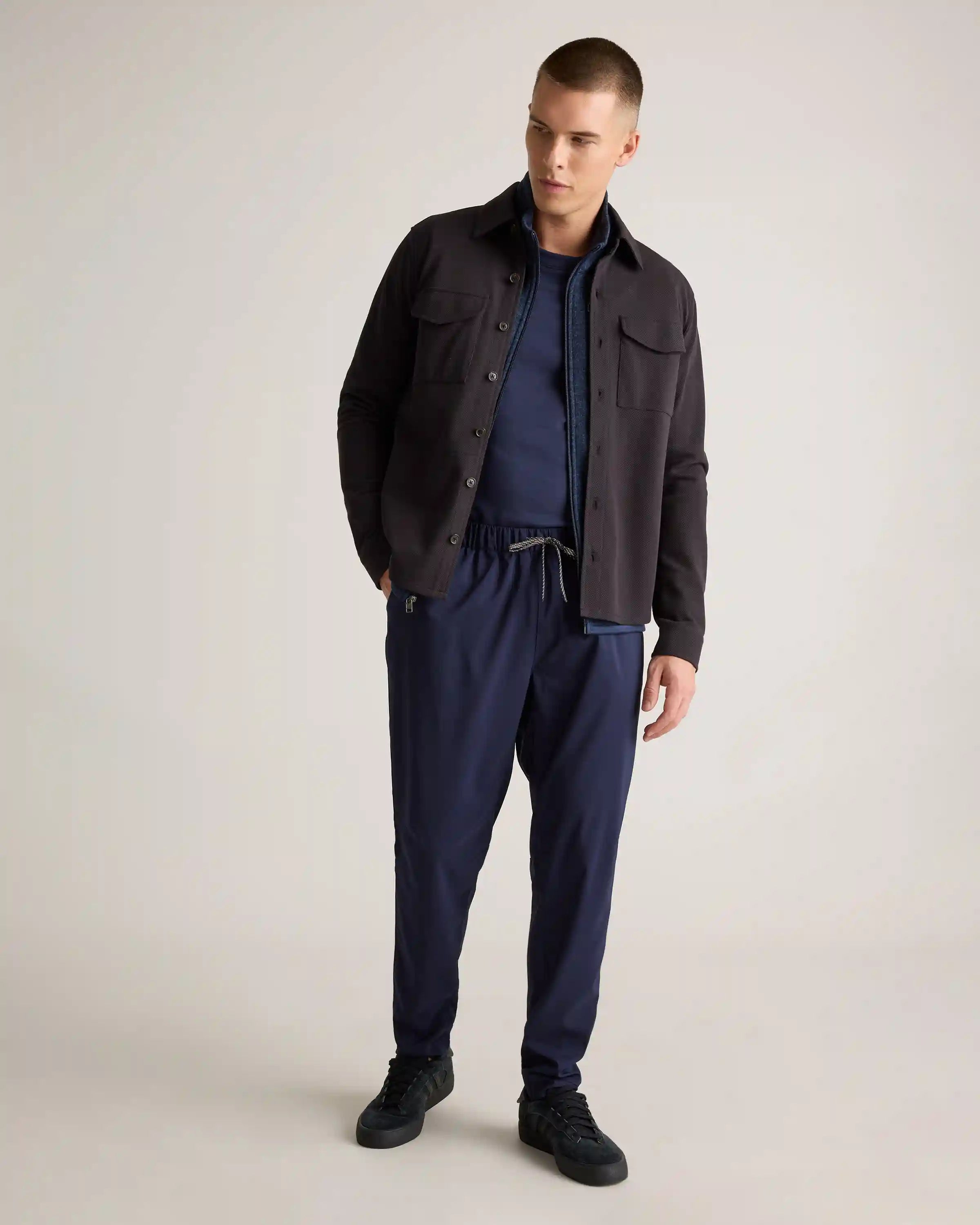 Sweater-Knit Fleece Full-Zip Vest