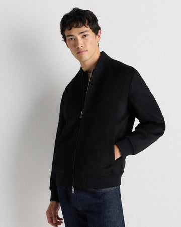 100% Mongolian Cashmere Bomber Jacket