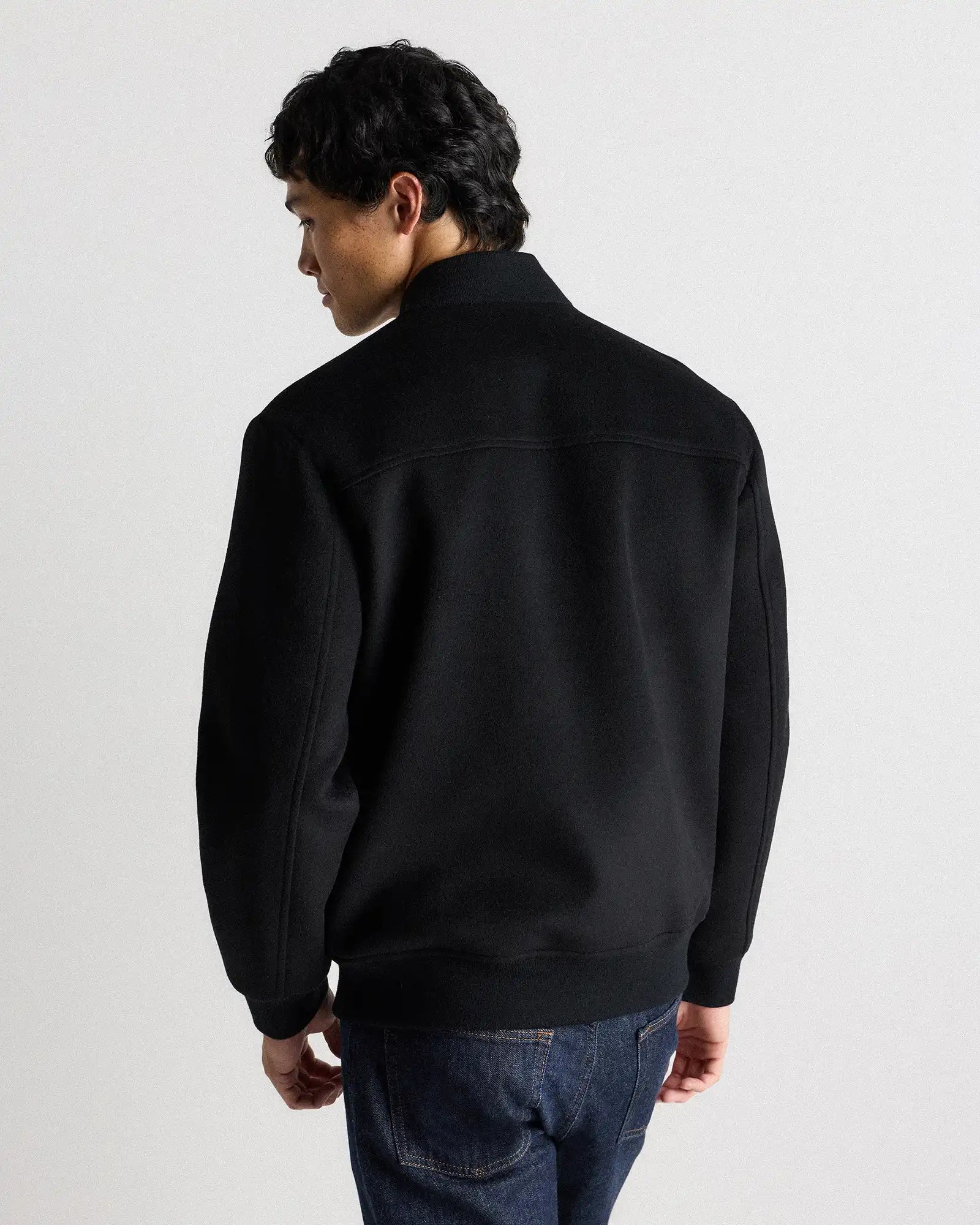 100% Mongolian Cashmere Bomber Jacket