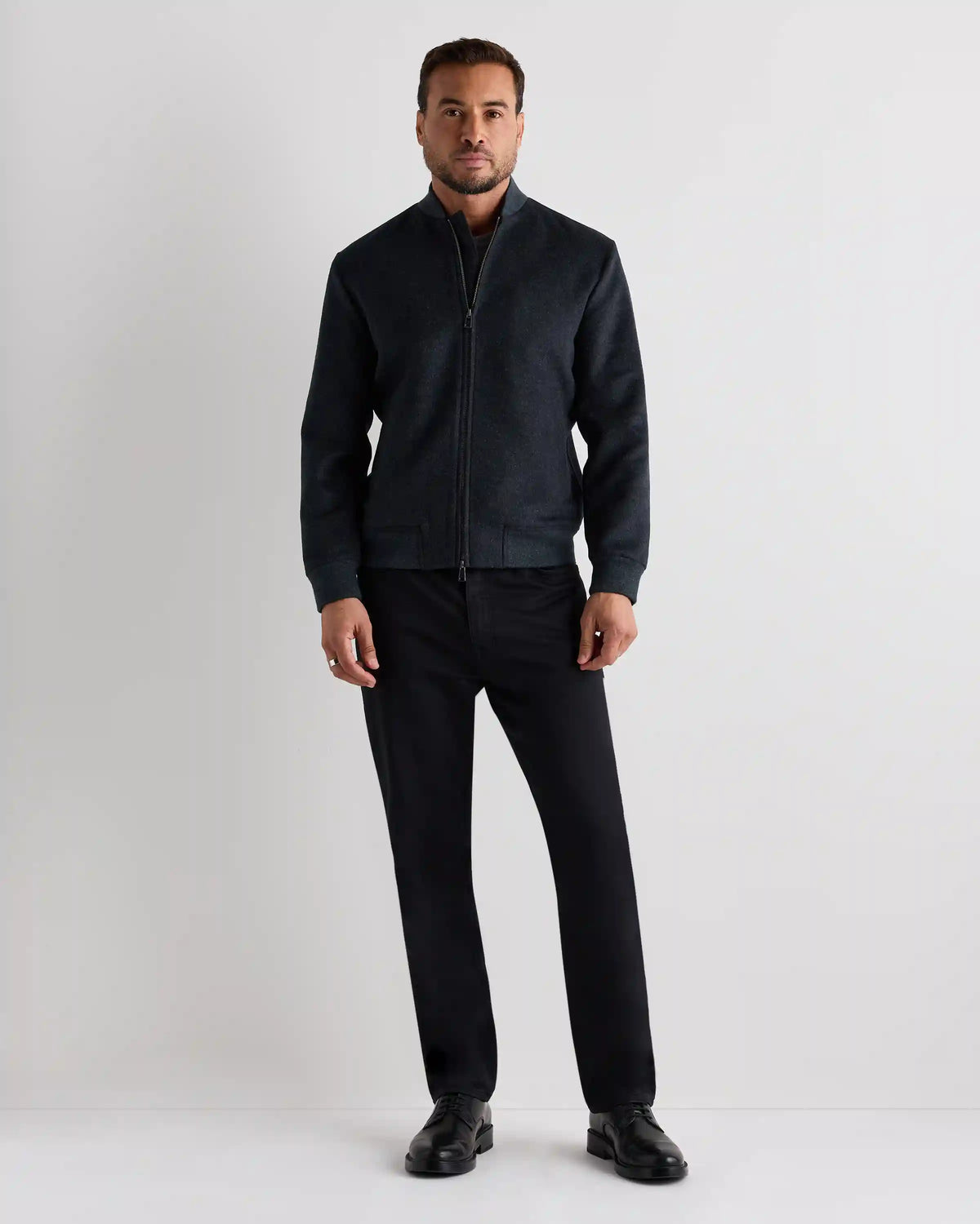 100% Mongolian Cashmere Bomber Jacket