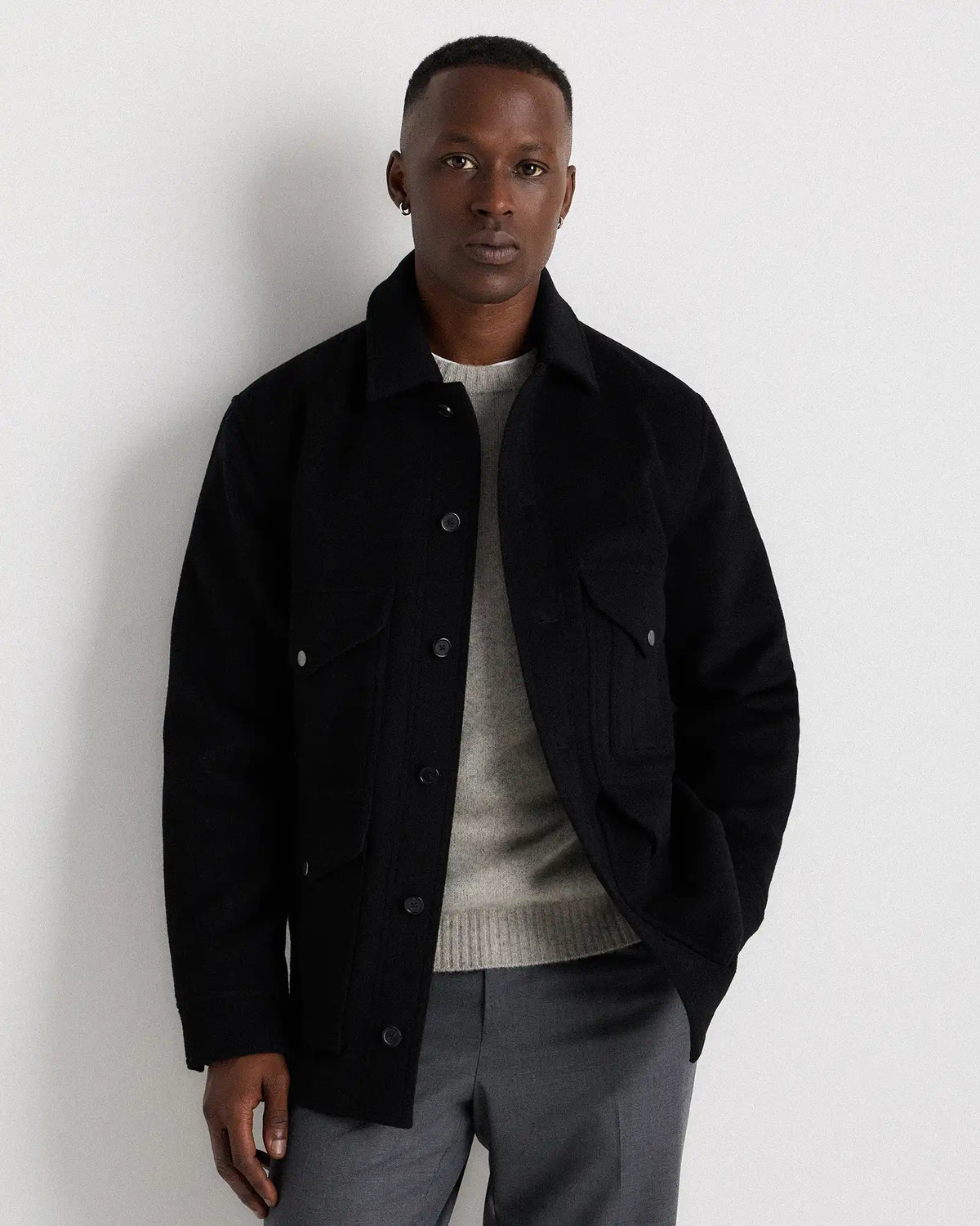 Wool Cashmere Field Jacket