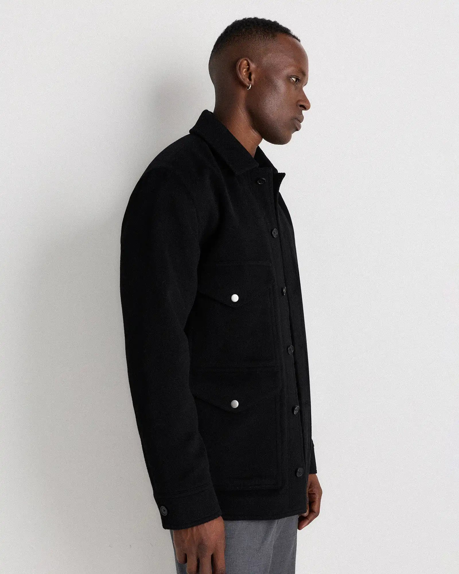 Wool Cashmere Field Jacket