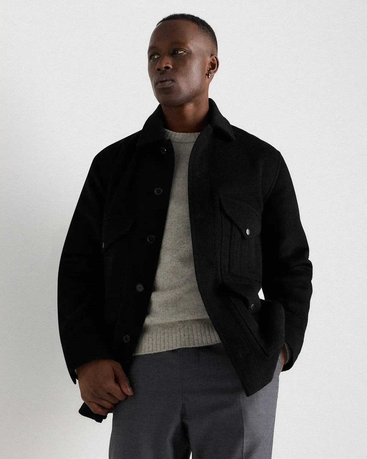 Wool Cashmere Field Jacket