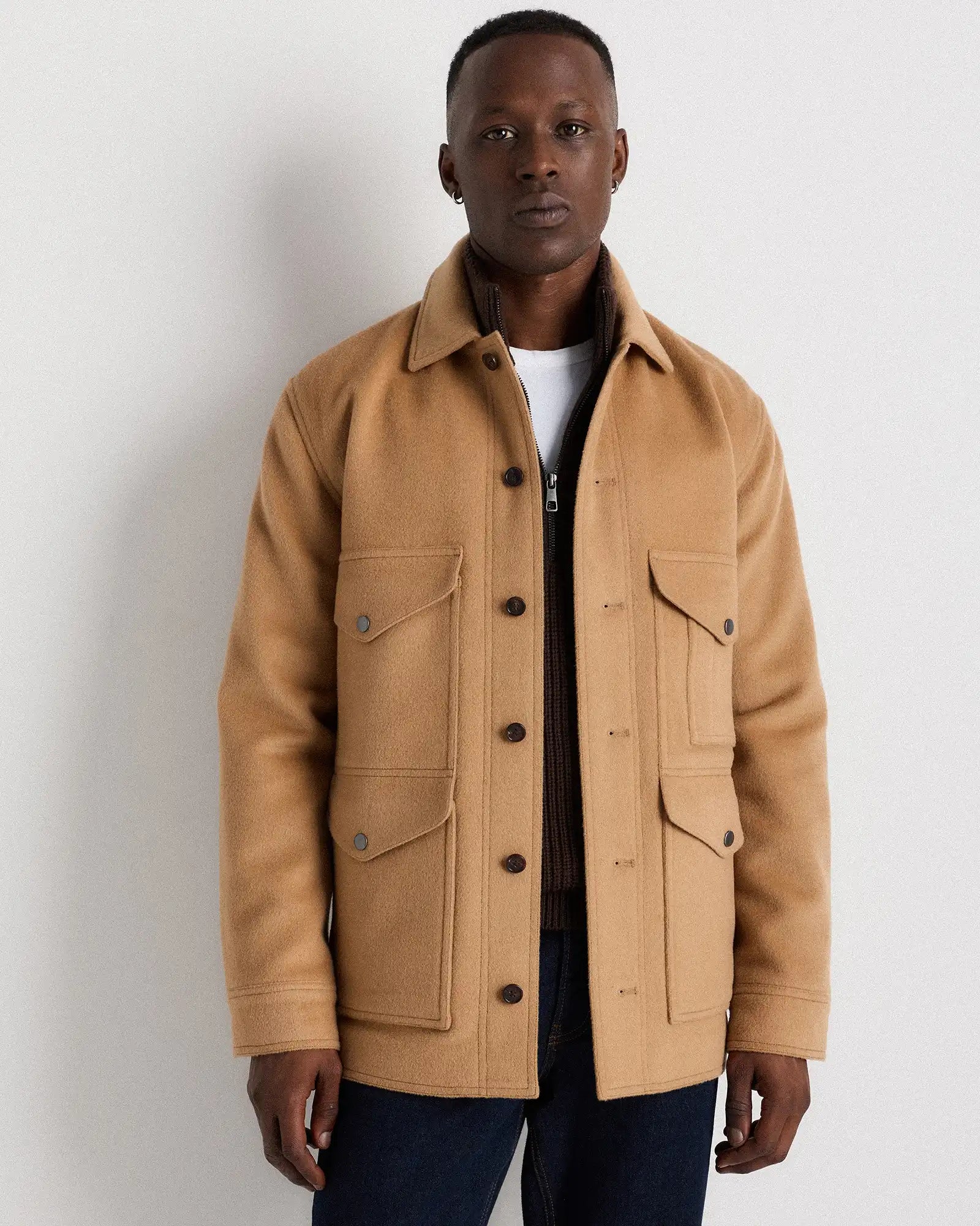 Wool Cashmere Field Jacket