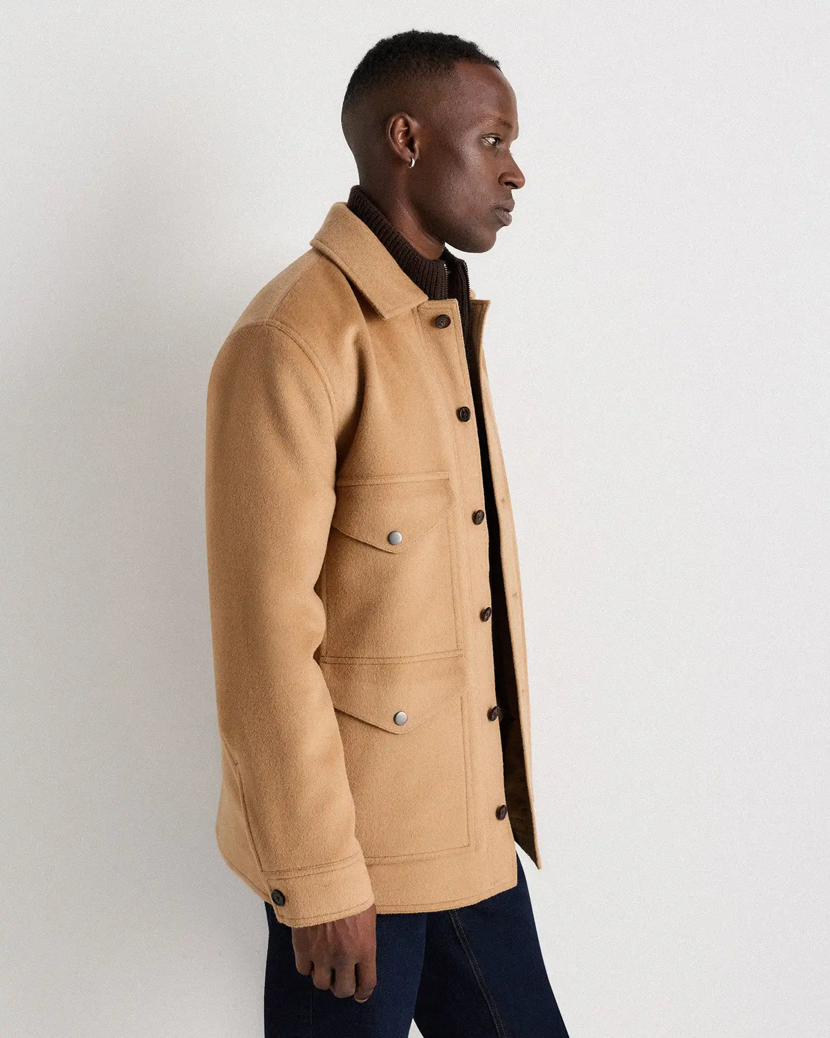Wool Cashmere Field Jacket
