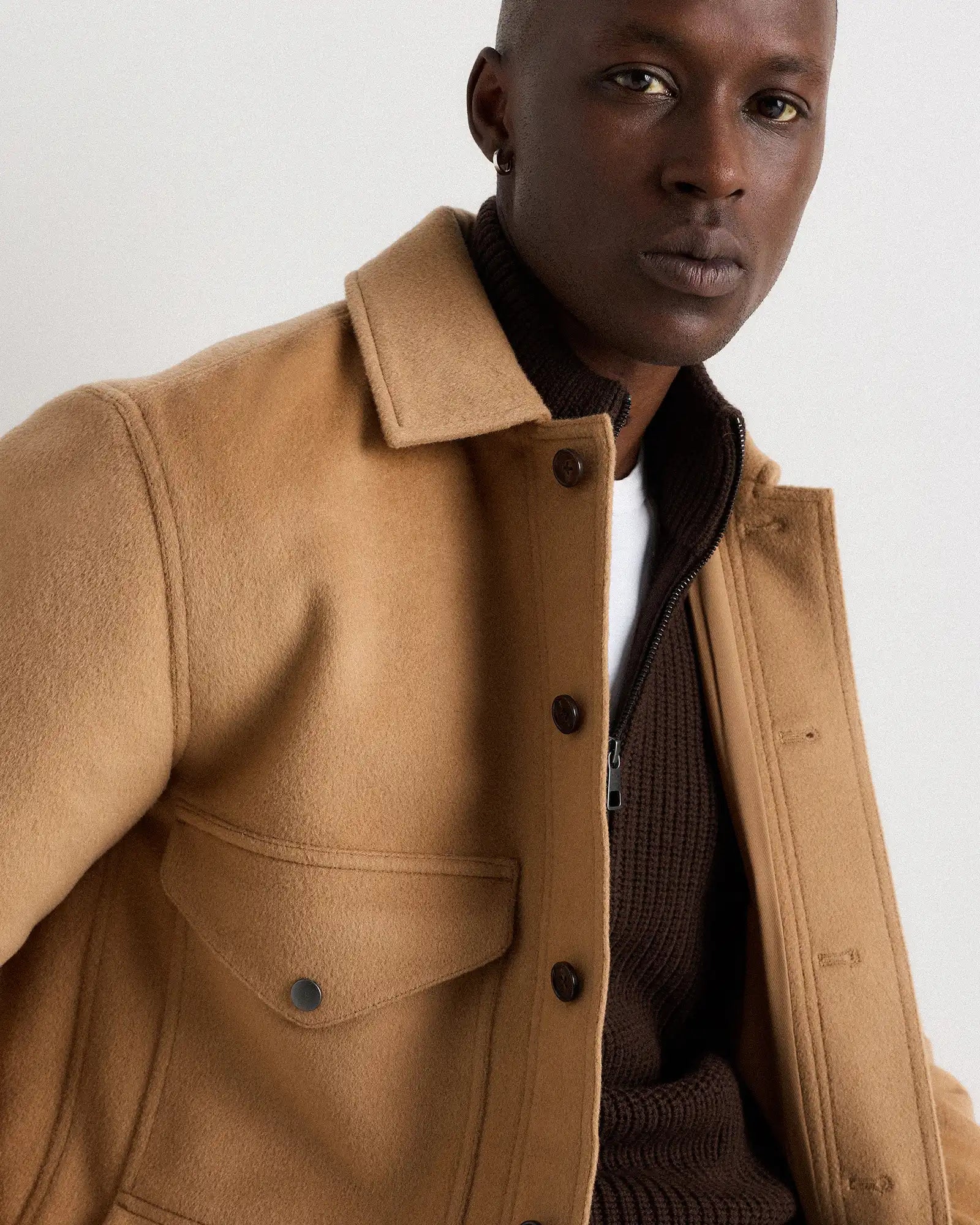 Wool Cashmere Field Jacket