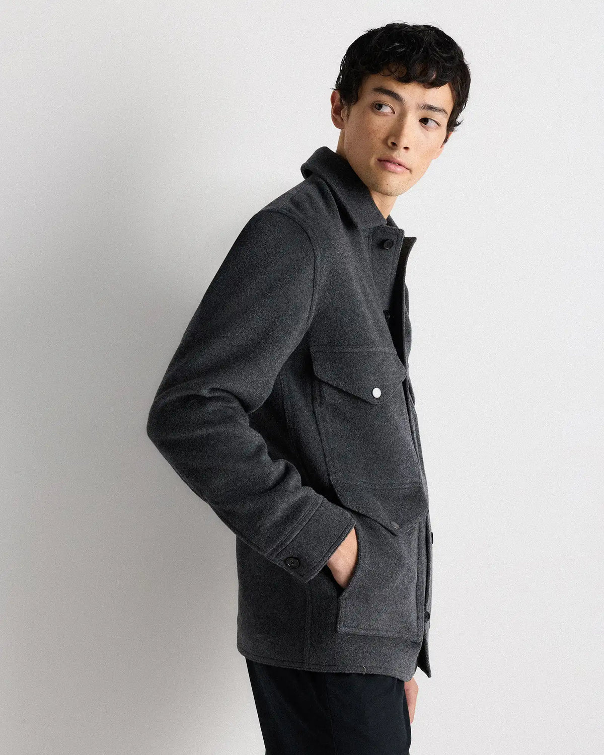 Wool Cashmere Field Jacket