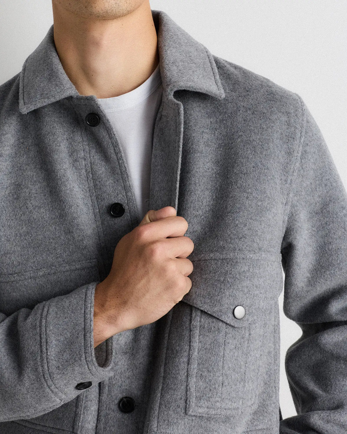 Wool Cashmere Field Jacket