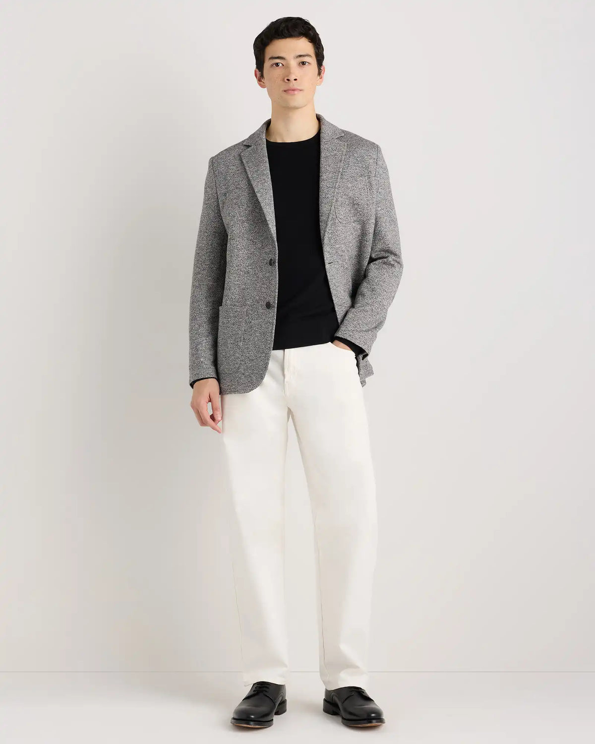 Organic Cotton Terry Knit Blazer