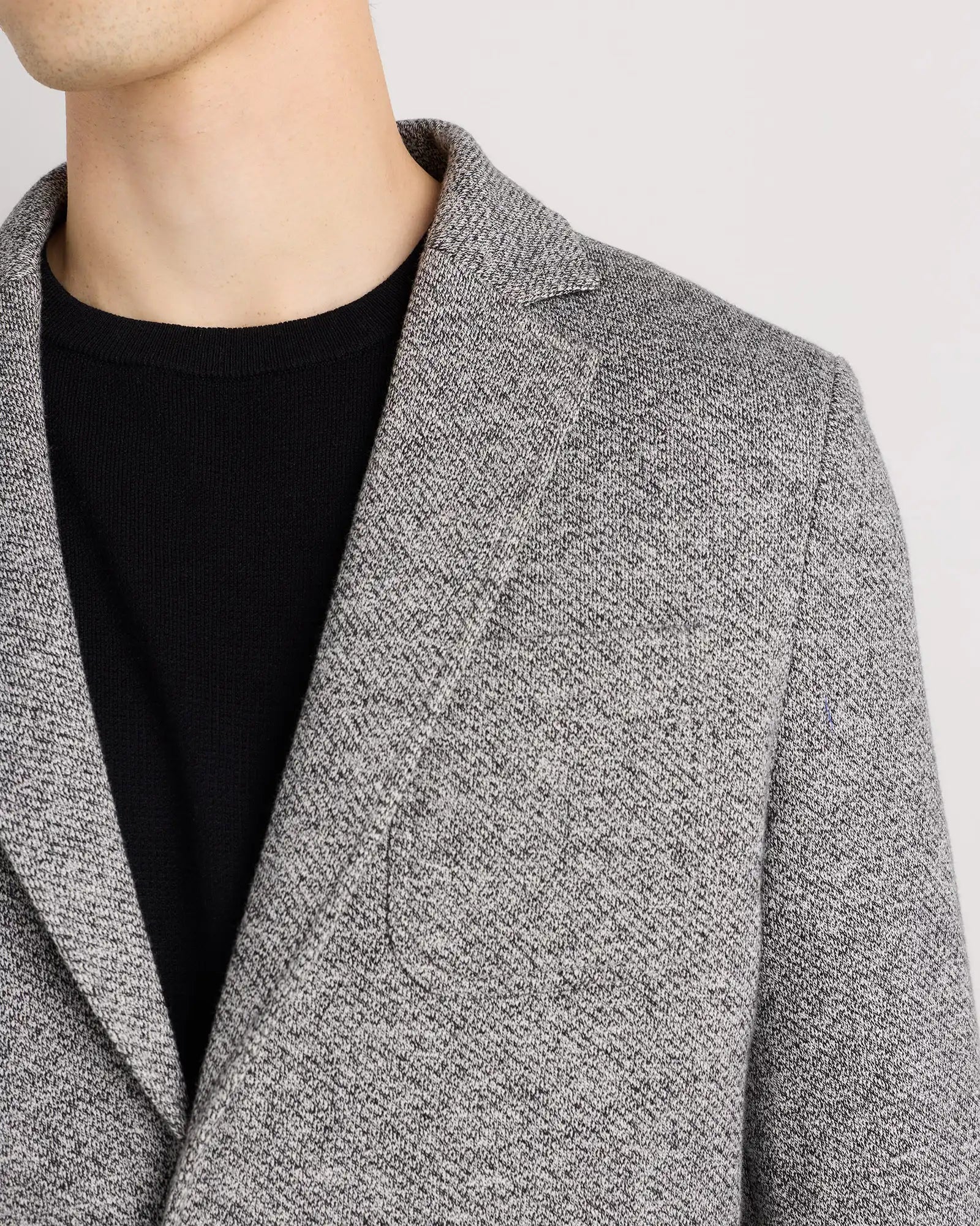 Organic Cotton Terry Knit Blazer