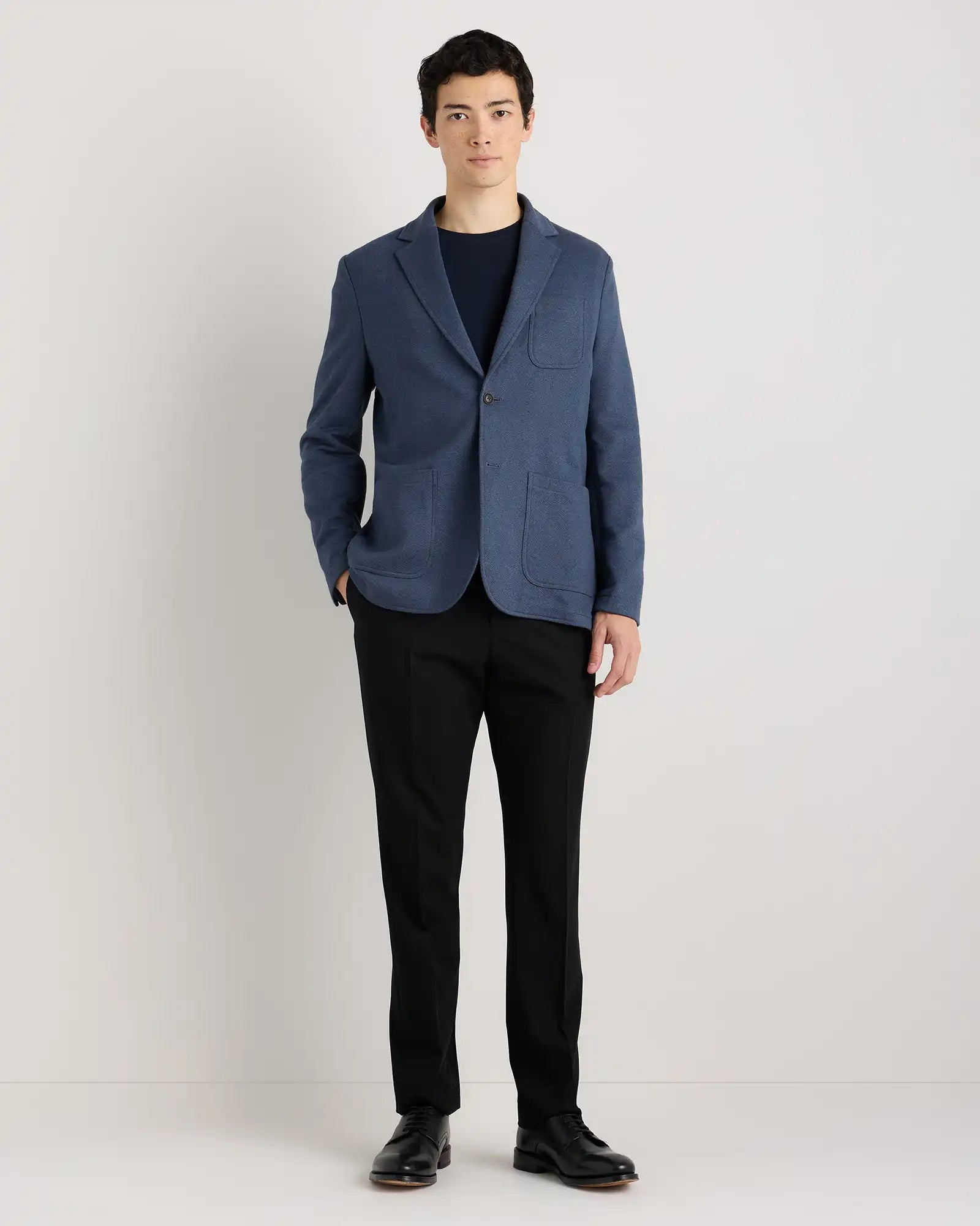 Organic Cotton Terry Knit Blazer