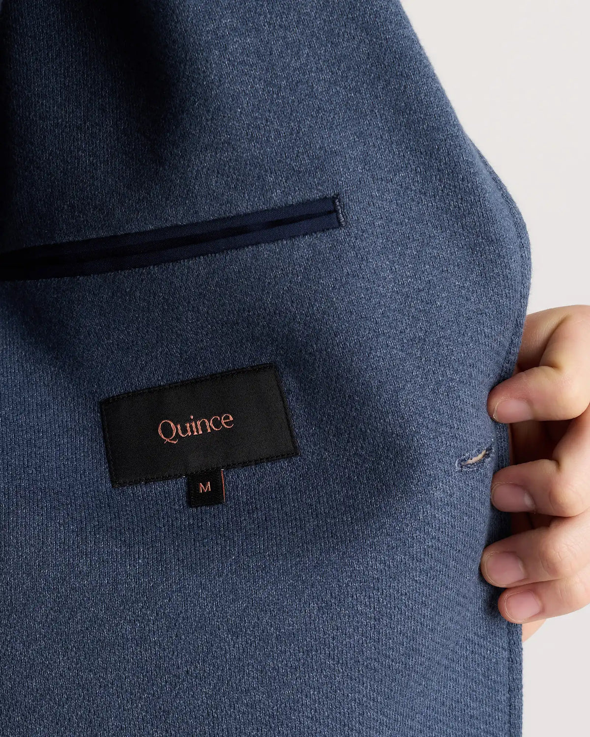 Organic Cotton Terry Knit Blazer