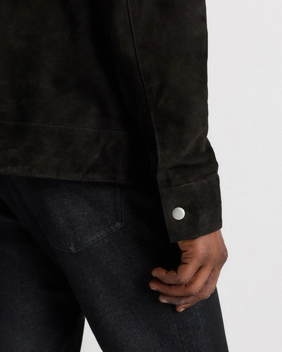 100% Suede Harrington Jacket