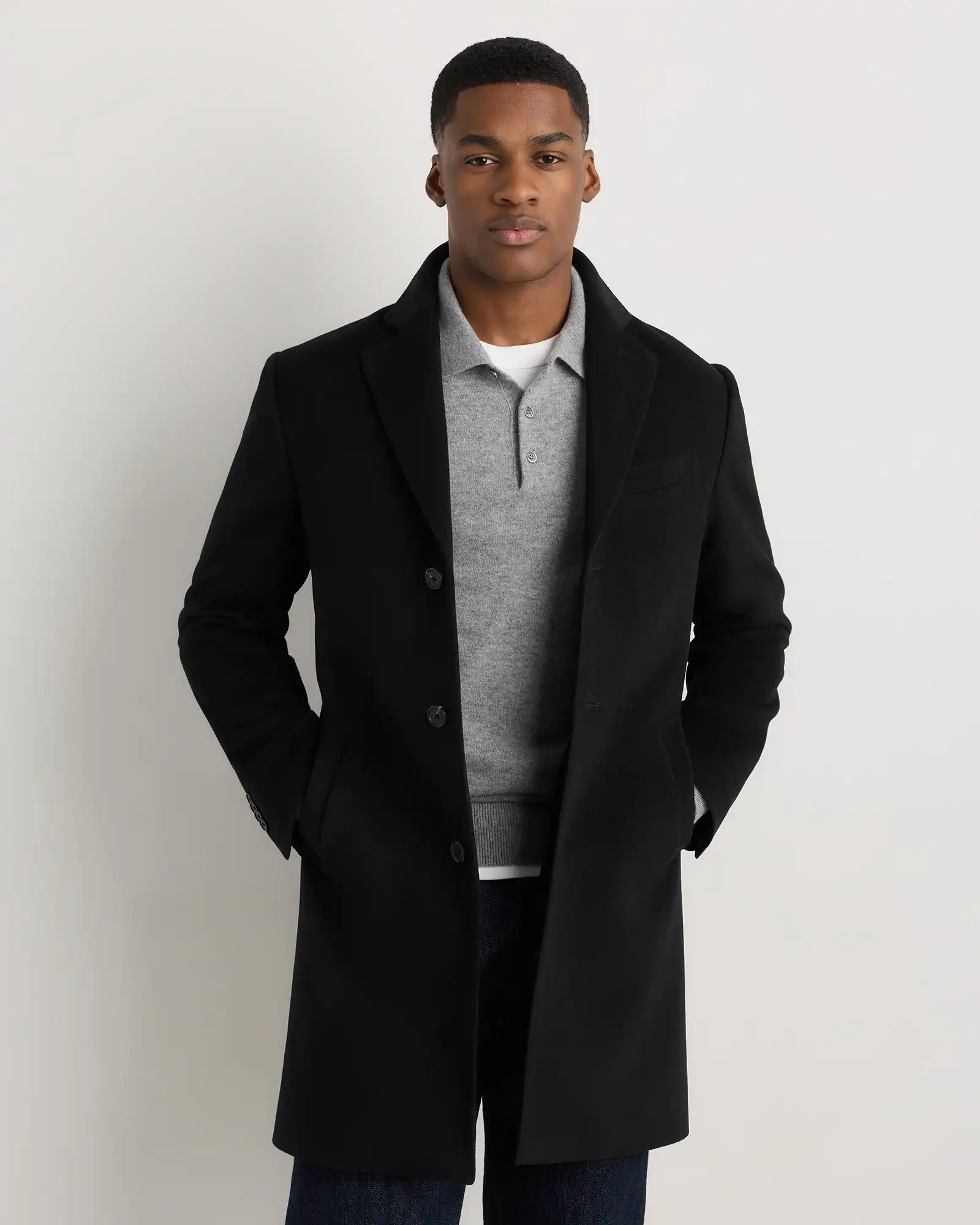 100% Mongolian Cashmere Car Coat