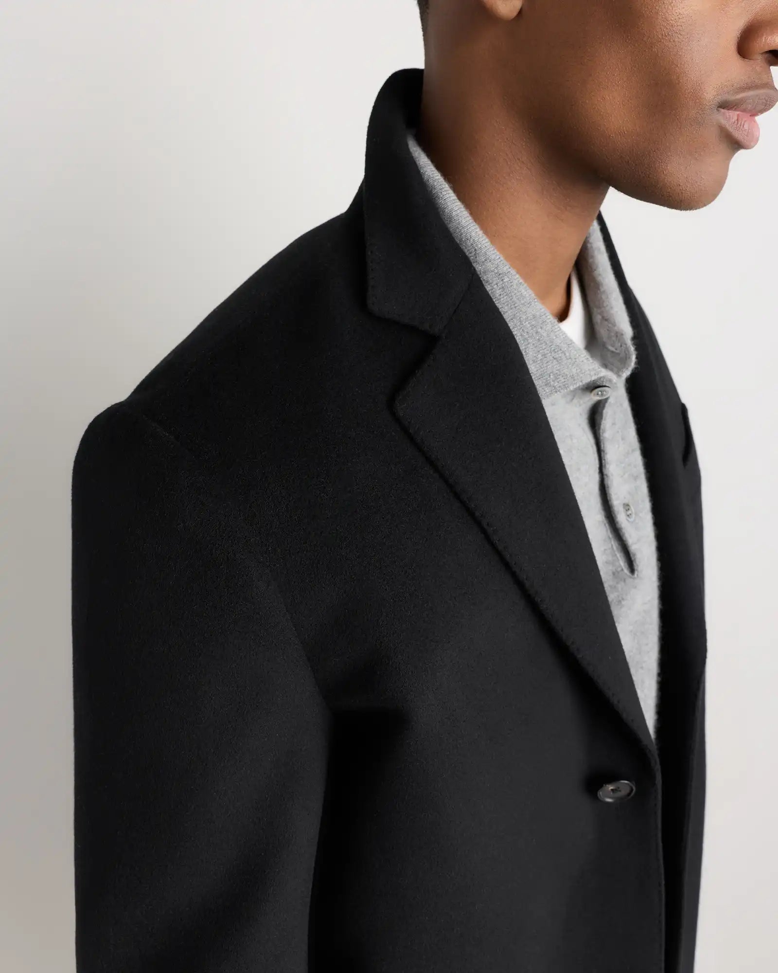 100% Mongolian Cashmere Car Coat