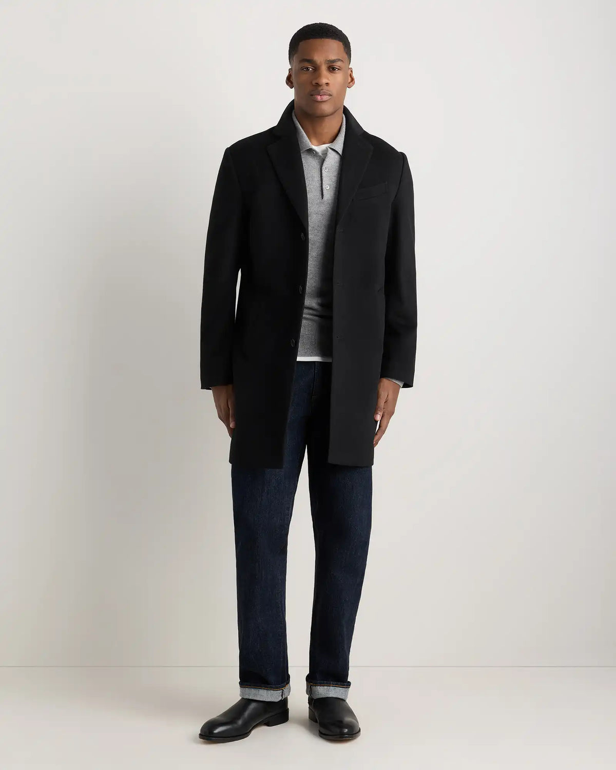 100% Mongolian Cashmere Car Coat