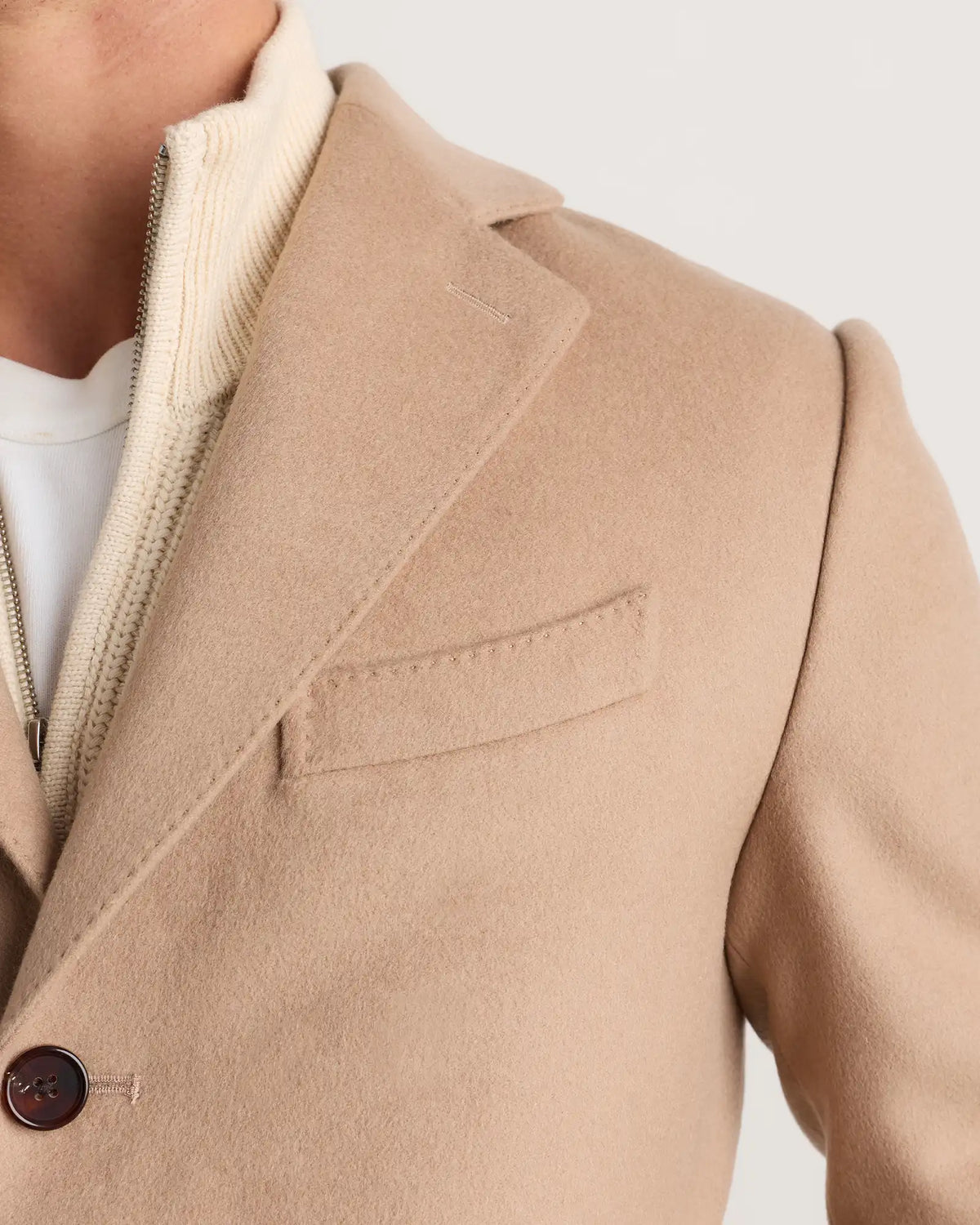 100% Mongolian Cashmere Car Coat
