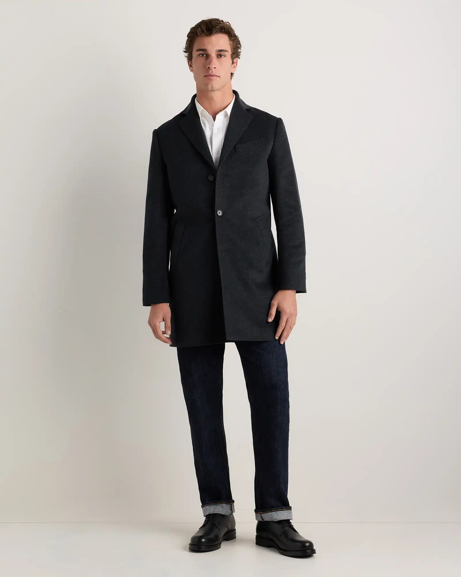 100% Mongolian Cashmere Car Coat