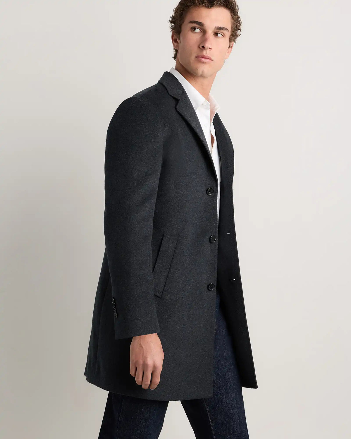 100% Mongolian Cashmere Car Coat