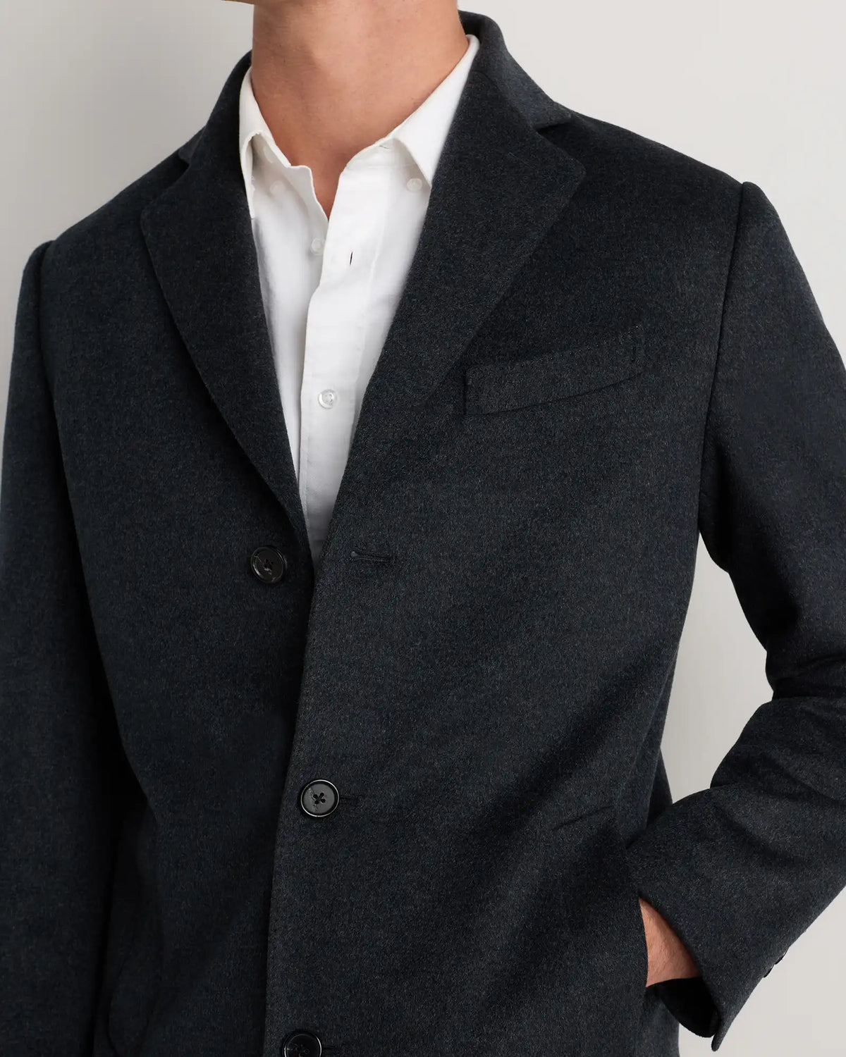 100% Mongolian Cashmere Car Coat