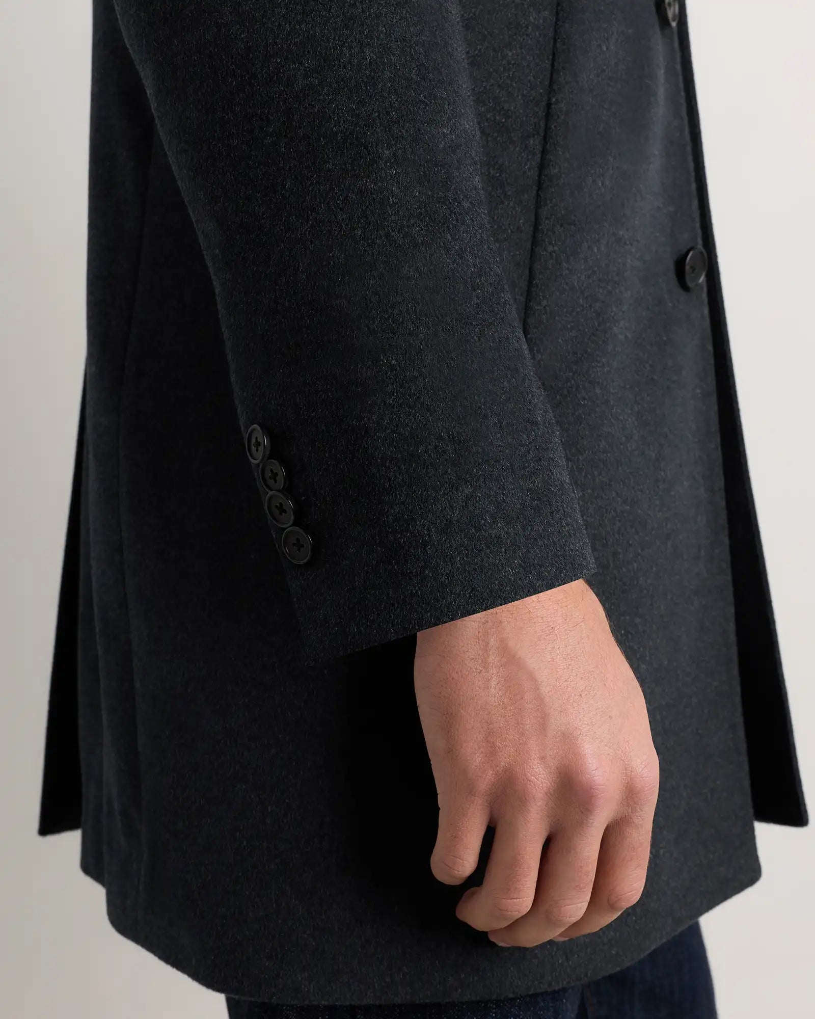 100% Mongolian Cashmere Car Coat